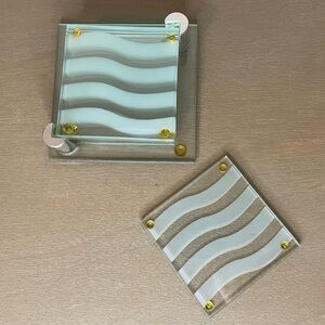 ⭐️ 4/$20 Glass coaster set